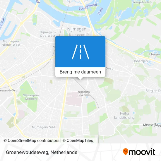 Groenewoudseweg kaart