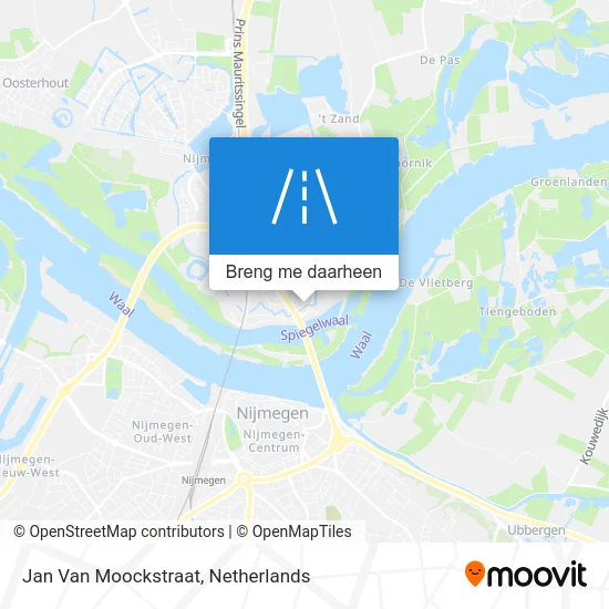 Jan Van Moockstraat kaart