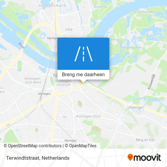 Terwindtstraat kaart