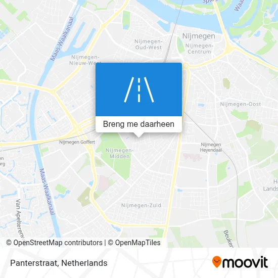 Panterstraat kaart