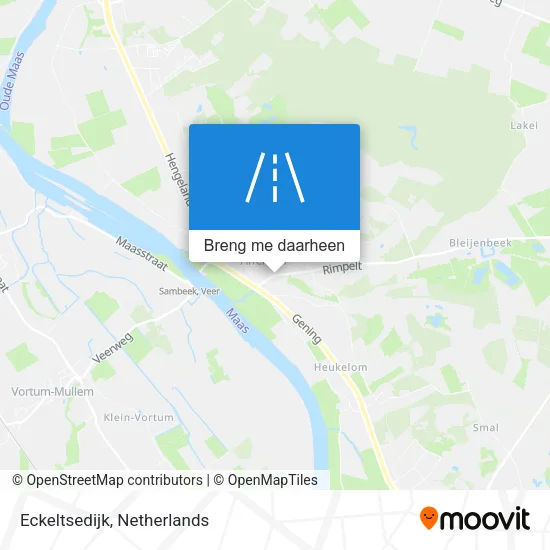 Eckeltsedijk kaart