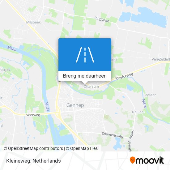 Kleineweg kaart