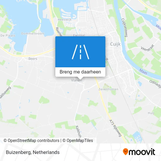 Buizenberg kaart