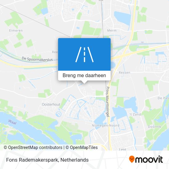 Fons Rademakerspark kaart