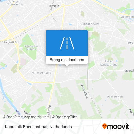 Kanunnik Boenenstraat kaart