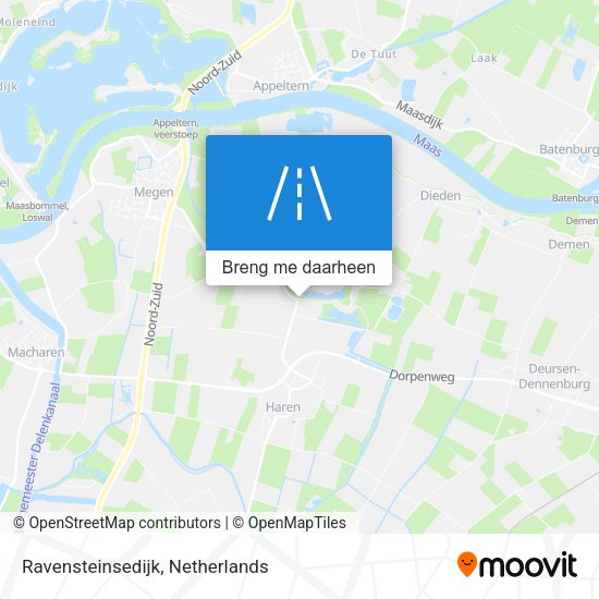 Ravensteinsedijk kaart