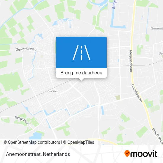 Anemoonstraat kaart