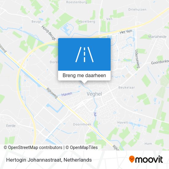 Hertogin Johannastraat kaart