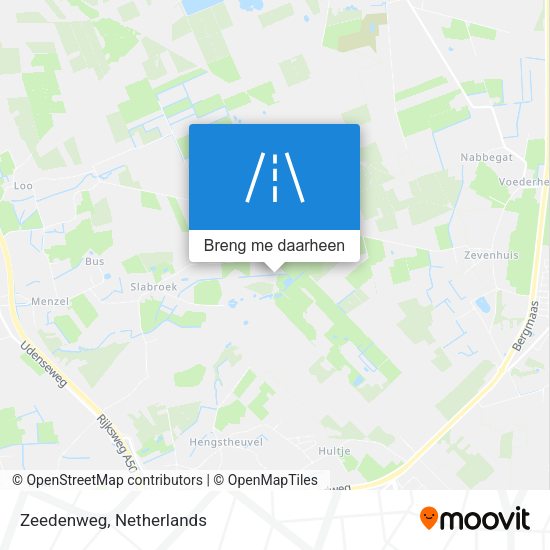 Zeedenweg kaart