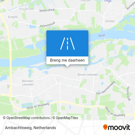 Ambachtsweg kaart