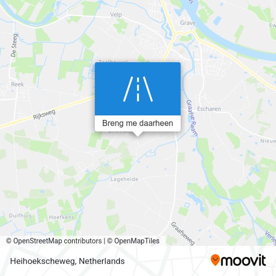 Heihoekscheweg kaart