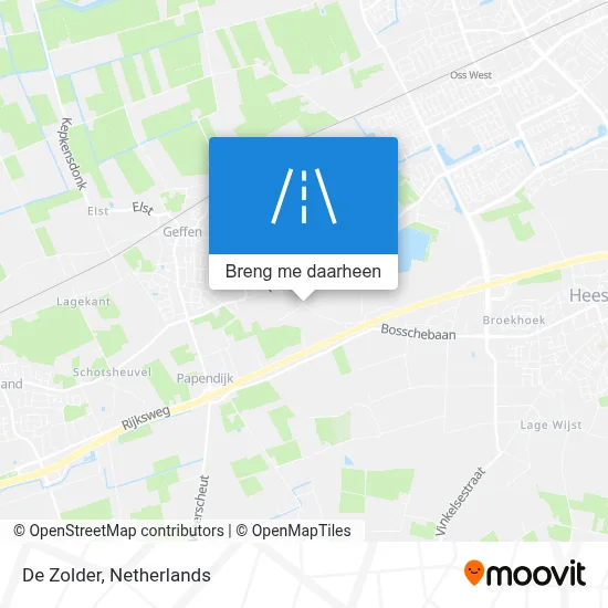 De Zolder kaart