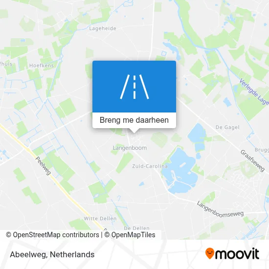 Abeelweg kaart