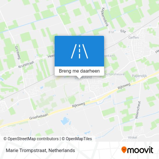 Marie Trompstraat kaart