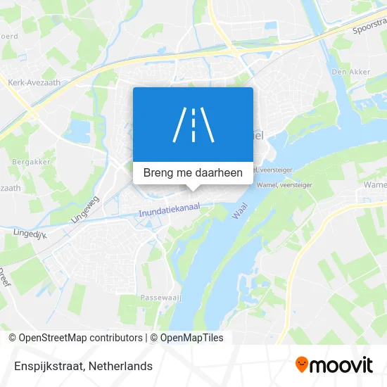 Enspijkstraat kaart