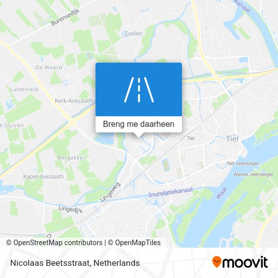 Nicolaas Beetsstraat kaart