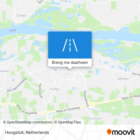 Hoogstuk kaart