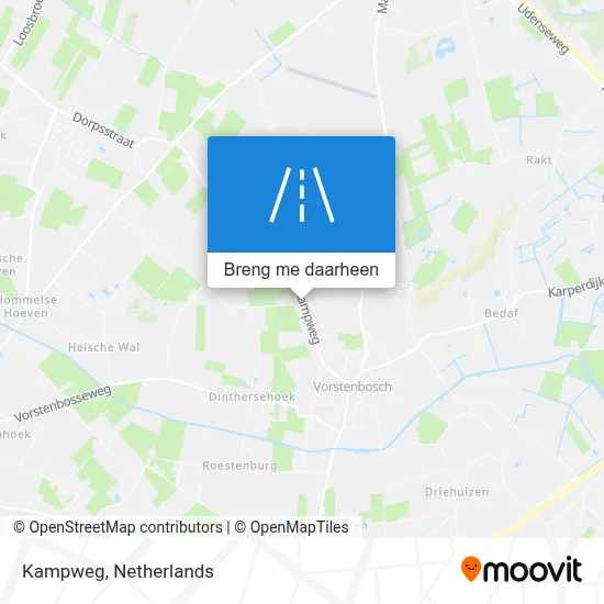 Kampweg kaart
