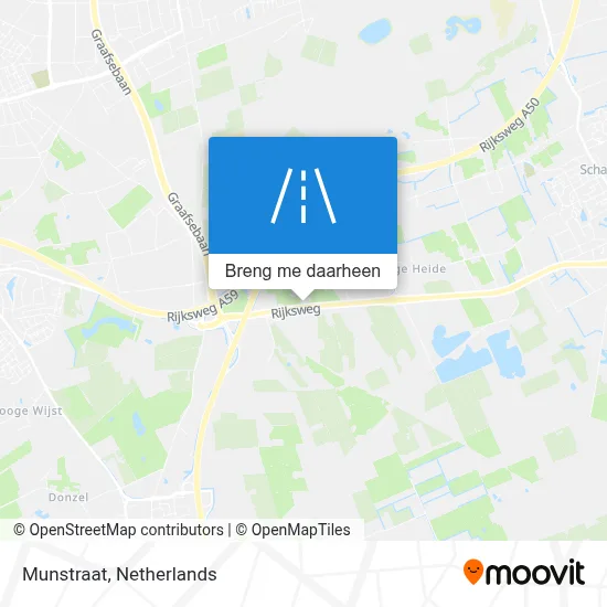 Munstraat kaart