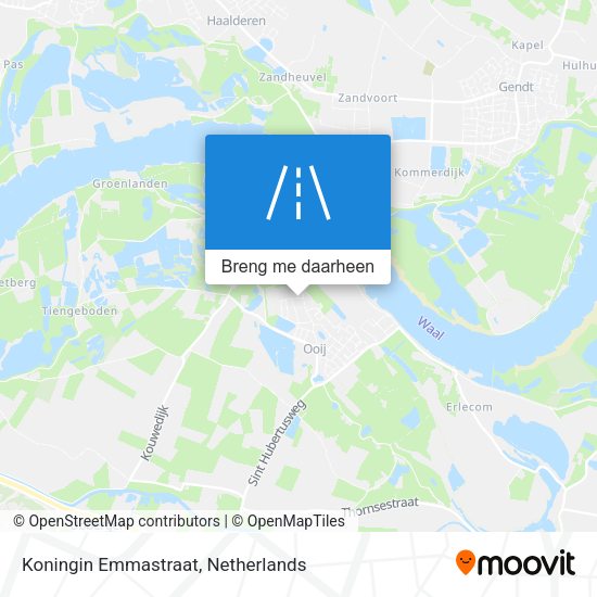 Koningin Emmastraat kaart