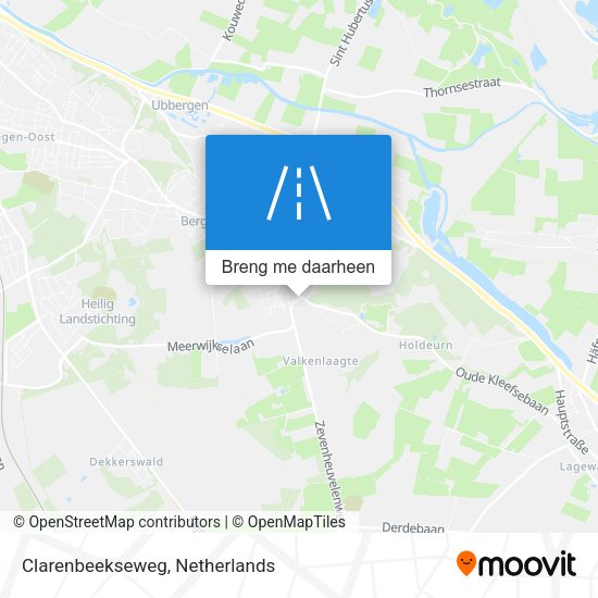 Clarenbeekseweg kaart