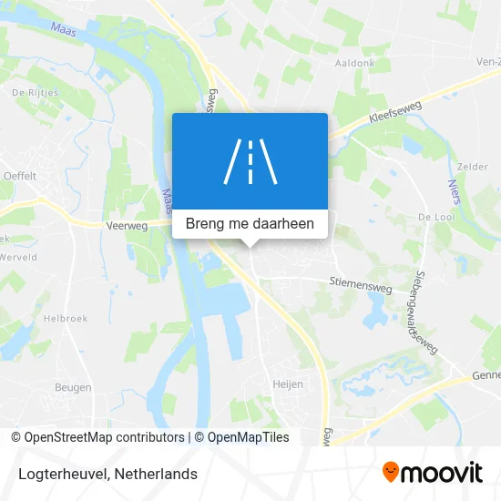 Logterheuvel kaart