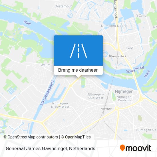 Generaal James Gavinsingel kaart