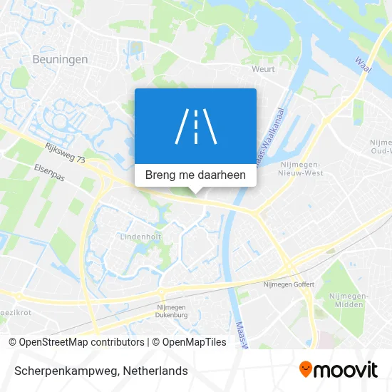 Scherpenkampweg kaart