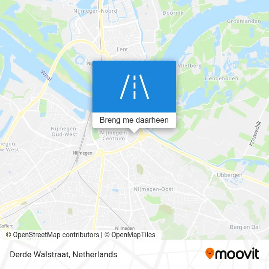 Derde Walstraat kaart