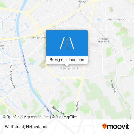 Wattstraat kaart