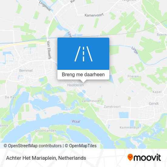 Achter Het Mariaplein kaart