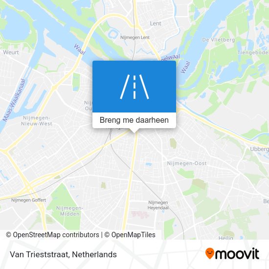 Van Trieststraat kaart