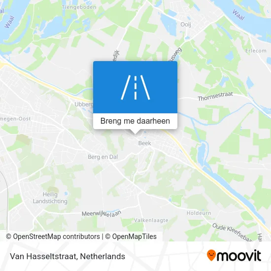 Van Hasseltstraat kaart