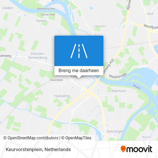 Keurvorstenplein kaart