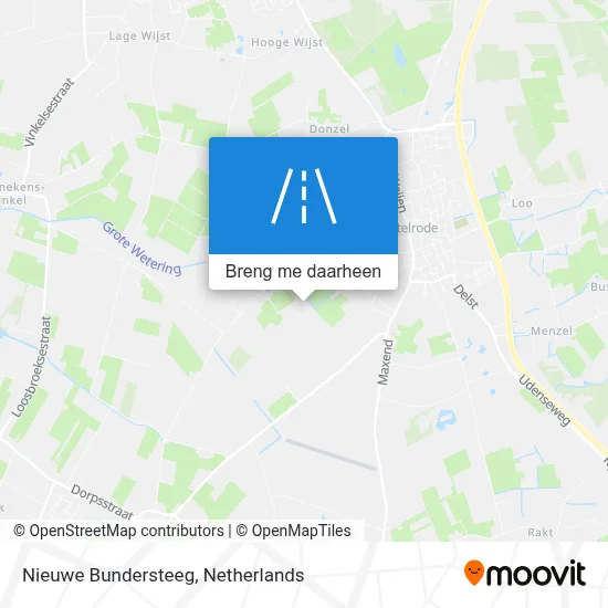 Nieuwe Bundersteeg kaart