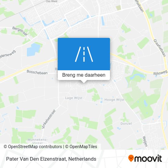 Pater Van Den Elzenstraat kaart