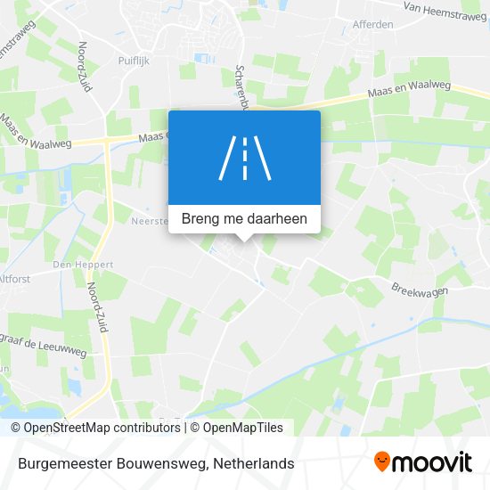 Burgemeester Bouwensweg kaart