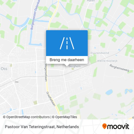 Pastoor Van Teteringstraat kaart