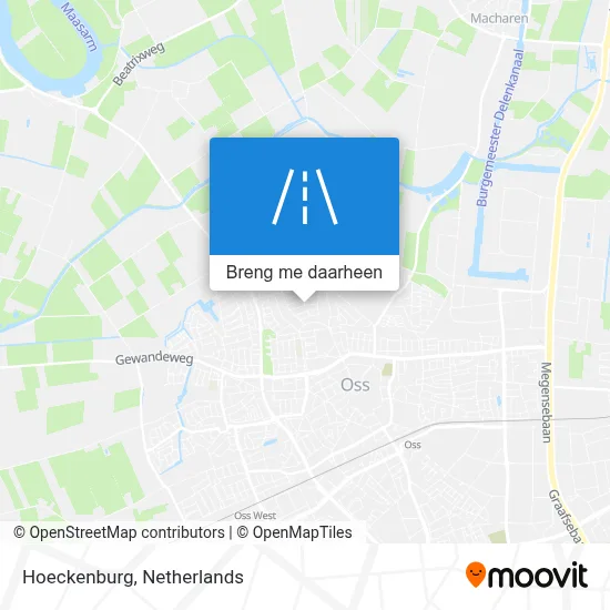Hoeckenburg kaart