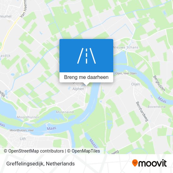 Greffelingsedijk kaart