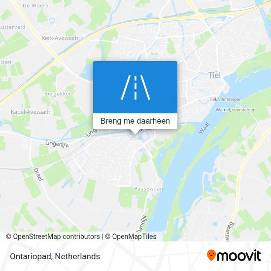 Ontariopad kaart