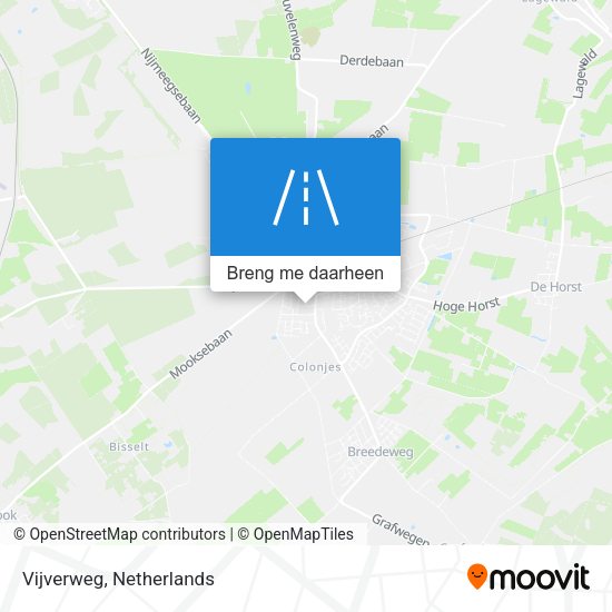 Vijverweg kaart