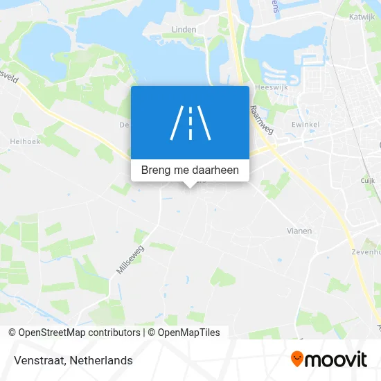 Venstraat kaart