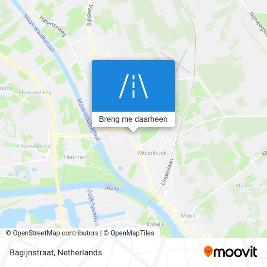 Bagijnstraat kaart