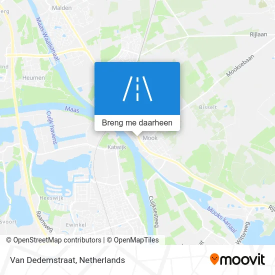 Van Dedemstraat kaart