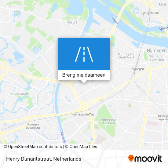 Henry Dunantstraat kaart