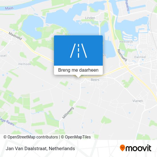 Jan Van Daalstraat kaart