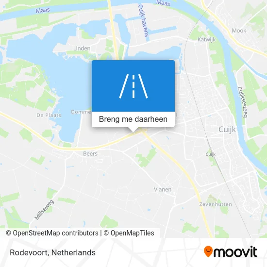 Rodevoort kaart