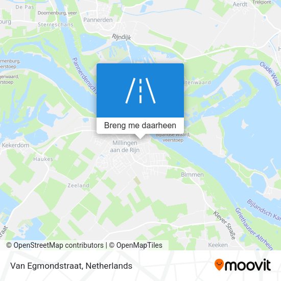 Van Egmondstraat kaart