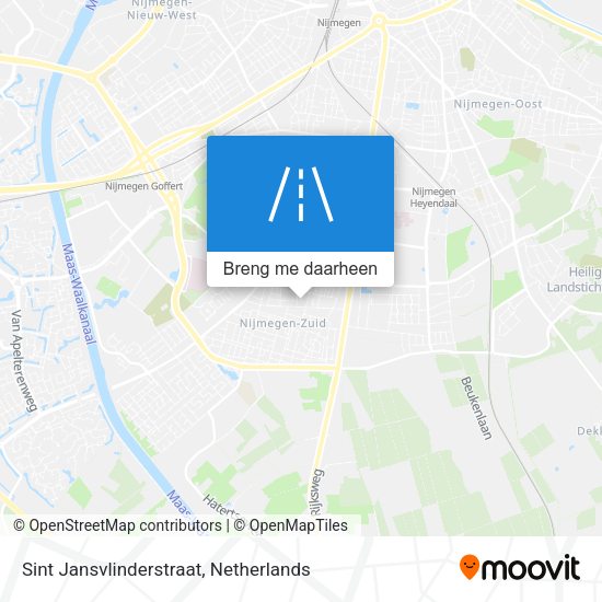Sint Jansvlinderstraat kaart